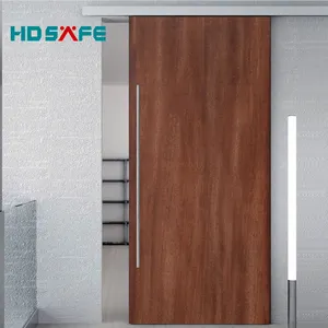 Nội Thất <span class=keywords><strong>Closet</strong></span> Door Thiết Kế Đồ Họa Khách Sạn Cửa Gỗ Trượt Bằng Gỗ Rắn Với Nhôm Theo Dõi Cửa Trượt - Product Image 1