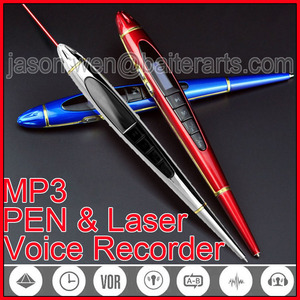 MP3 + Laser 8G/16G/32G Construido En USB 2.0 Mucho Tiempo Micrófono Digital Pen Drive Audio Grabador <span class=keywords><strong>de</strong></span> Voz Con Pantalla - Product Image 1