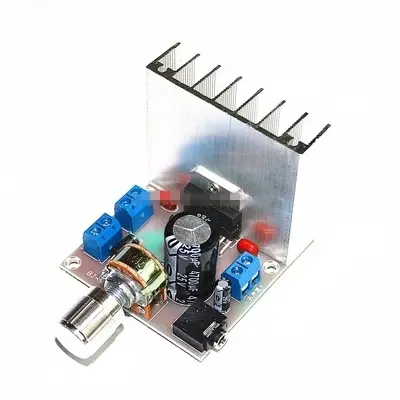 TDA7377 Amplifier Board 2.0 Double Track No Noise Amplifier Module Bookshelf Speakers DC 12V Power 35W + 35W Dual-Channel Board