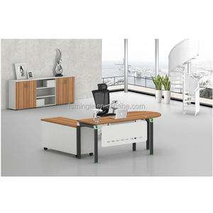 Estilo Simple Foshan muebles de <span class=keywords><strong>oficina</strong></span> en forma de L 1,8 <span class=keywords><strong>Metro</strong></span> escritorio ejecutivo personal de - Product Image 2