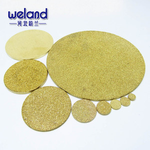 WELAND <span class=keywords><strong>disque</strong></span> de filtre poreux fritté en poudre de bronze en <span class=keywords><strong>laiton</strong></span> de 40 à 60 microns en stock - Product Image 4