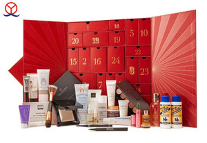 Biểu Tượng Tùy Chỉnh Bất Ngờ Đồ Trang Sức Bao Bì Giấy Mỹ Phẩm Sô Cô La Nến Giáng Sinh Nước Hoa Advent Lịch Lịch Hộp 12 Ngày - Product Image 4