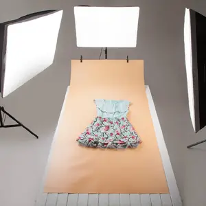 Arrière-plan mat anti-rides 2 faces, fond en PVC pour la photographie de studio photo