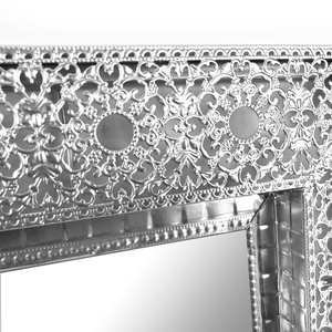 Rainhou Home Decor Luxury 39 Inch Modern Design 3d <strong>Rectangle</strong> <strong>Wall</strong> <strong>Mirror</strong> Framed <strong>Mirror</strong> Flower Pattern <strong>Mirrors</strong> <strong>for</strong> Living Room - Product Image 3