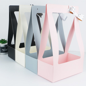 <span class=keywords><strong>Cesta</strong></span> <span class=keywords><strong>de</strong></span> Papel Kraft Impermeable para el Día <span class=keywords><strong>de</strong></span> <span class=keywords><strong>la</strong></span> <span class=keywords><strong>Madre</strong></span>, Caja <span class=keywords><strong>de</strong></span> Regalo Plegable, Bolsa <span class=keywords><strong>de</strong></span> Transporte para Macetas, para Flores - Product Image 2