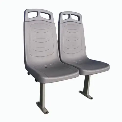 HDPE blow molded plastic bus seat for city urban bus