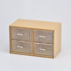 Caja de almacenamiento de madera para cajones de joyería, venta al por mayor con espejo elevable - Product Image 6