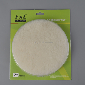 <span class=keywords><strong>3</strong></span>''4''5''6''7'' cừu len đánh bóng Pads da cừu Buffing Pads với móc và vòng lặp - Product Image 4