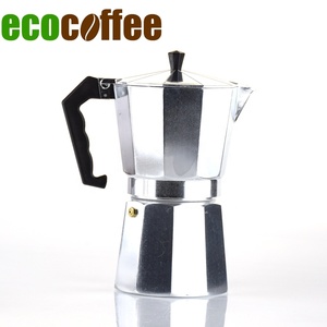 Cafetera Profesional para Espresso y Mocha, de Aluminio, para Estufa, con Capacidad para 1/3/6/9/12 Tazas, Modelo B30 Silver - Product Image 2