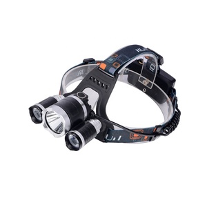 <span class=keywords><strong>Headlamp</strong></span> Daya Tinggi 2000 Lumen 3 * T6 Kepala Lampu Obor 4 Mode Tahan Air Aluminium 10W Lentera Pertambangan Isi Ulang Lampu Kepala Led