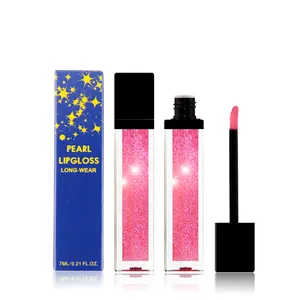 Groothandel Gratis Sample 11 Kleuren Private Label Glitter Lipgloss Make Liquid Glitter Lipgloss