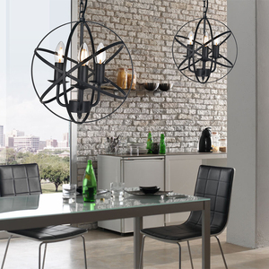 Modern Vintage Retro Hierro Pantalla De La Lámpara de Techo Colgante de <span class=keywords><strong>Luz</strong></span> Restaurante <span class=keywords><strong>Bar</strong></span> Cafe NS-125012 - Product Image 4