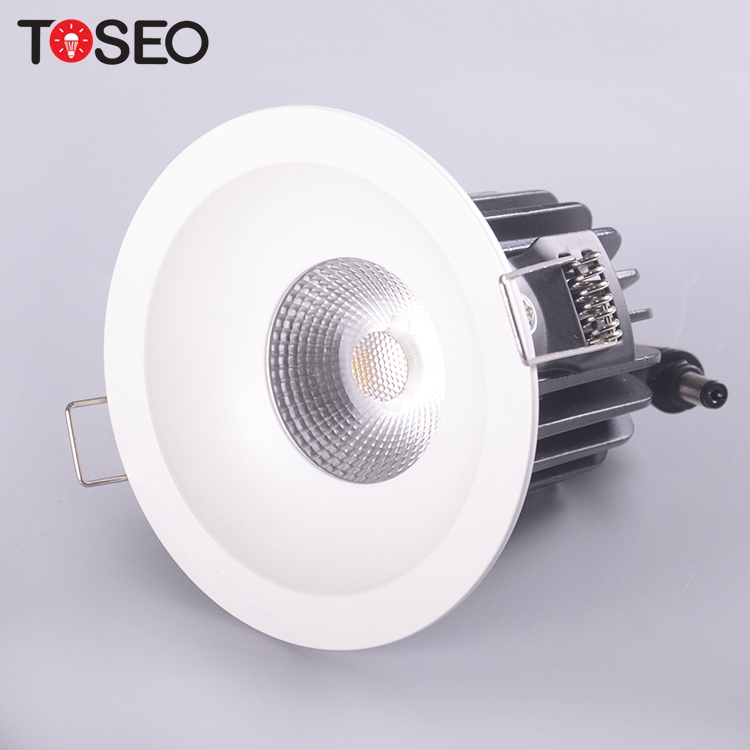 6000k White Deep Recessed LED Downlight 10W 38° Beam angle For Home