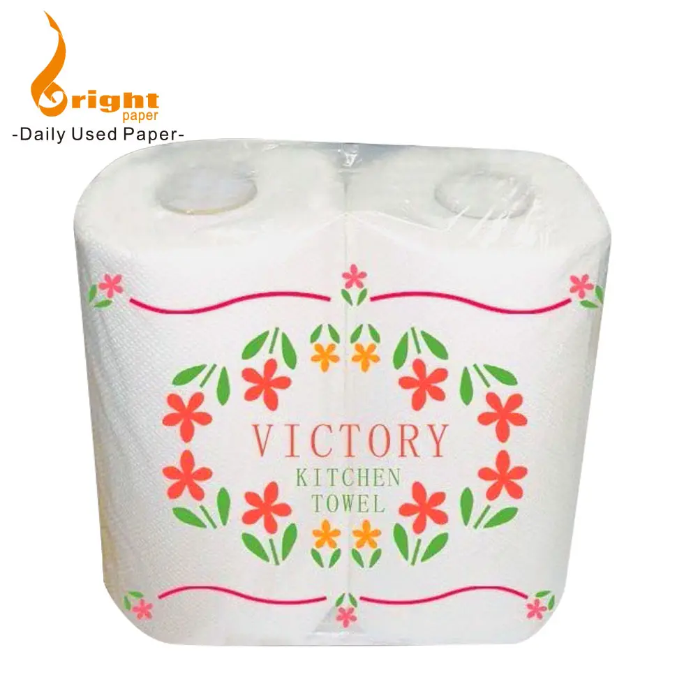 Industrial Reusable Bamboo Tissues Paper Towels Roll for kitchen