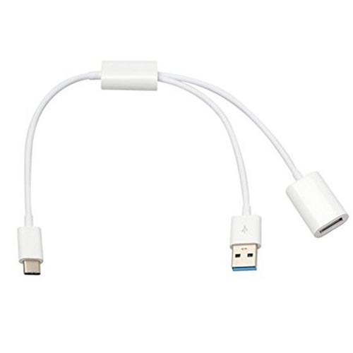 Адаптер хоста 2 в 1 с USB Type-C «папа»-«мама»