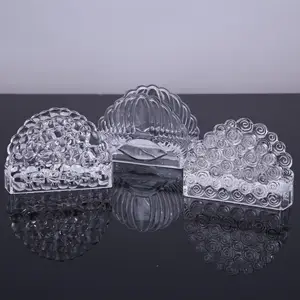 装饰水晶透明玻璃 Napkin 架