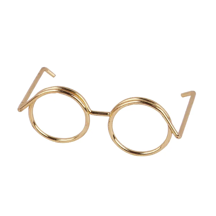Doll DIY Accessories Funny Metal Wire Shaped Tiny Doll Wire Eye Glasses