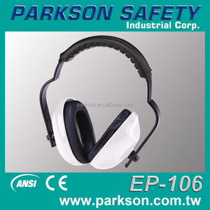 PARKSON SAFETY Taiwan <b>POM</b> Headband Adjustable Work Wear Sound Proof Earmuff ANSI S3.19 CE EN352 EP-106 Yellow Optional Sound - Product Image 3