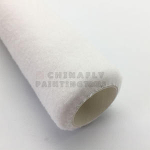 Ctperc008 Groothandel 9 "Pluisvrije Hoge Dichtheid Witte Kleur Gebreide Polyester Epoxy Verf Roller Cover En Verf Roller - Product Image 2