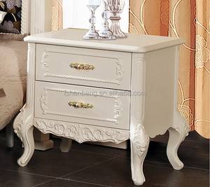 Juego de Muebles de Dormitorio de Madera Estilo <span class=keywords><strong>Provincial</strong></span> Francés con Cama Doble de Cuero, Último Modelo para Hogar, Centro Comercial o Apartamento - Product Image 6