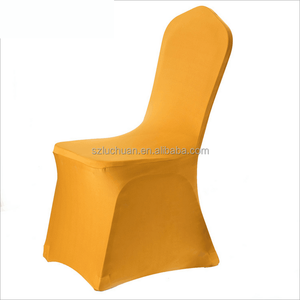 Banquet Gold <strong>Spandex</strong> <strong>Chair</strong> <strong>Covers</strong> - Product Image 1