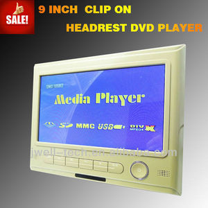 2014 9 pouces. clip sur la voiture de dvd appui tete avec console de jeu sans fil - Product Image 2