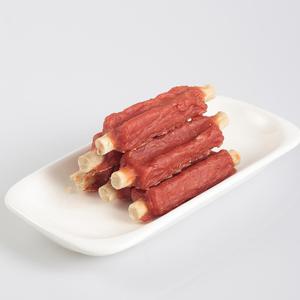 Anatra wrap munchy bastone dog treat private label cane spuntino tutte le razze canine pet food - Product Image 1