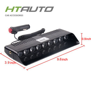Allsome HTAUTO — lumière stroboscopique à 9LED pour voiture, accessoire d'urgence, alerte de sécurité, pour tableau de bord - Product Image 4