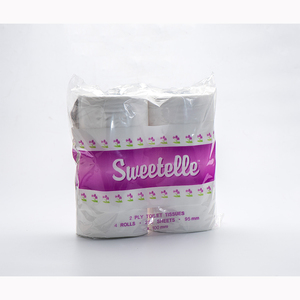 100% Virgin Pulp Bianco Rotolo di Tessuto Naturale Tovagliolo di Carta 2 Strati di 160 Fogli di Carta Velina Personalizzata Goffratura di Carta Igienica - Product Image 5