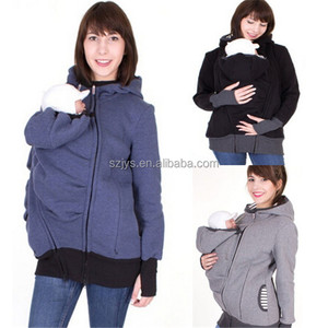 Porte-bébé veste Kangaroo manteau portage à capuche manteau - Product Image 1