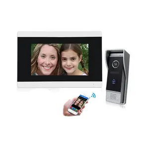720P Screen RJ45 Video Door Bell connect to CAT5 Network Cable with night vision and smartphone remote control