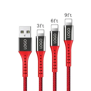 Usb Cable Type A Phone Accessories Nylon Braided USB-C To USB A 2.4A 3A Type C Fast Charger Cable 2.0 Type-C C-type Data Usb Cable