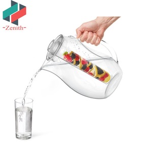 ZNK00016 2.9 Quart Pha Lê Rõ Ràng <span class=keywords><strong>Acrylic</strong></span> Trái Cây Tự Nhiên Truyền Hương Vị Nước <span class=keywords><strong>Pitcher</strong></span> Với Nắp Và Vòi - Product Image 2