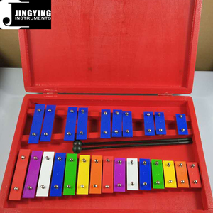 25 tons En Aluminium Coloré Métallophone avec <span class=keywords><strong>Caisse</strong></span> En <span class=keywords><strong>Bois</strong></span> - Product Image 1