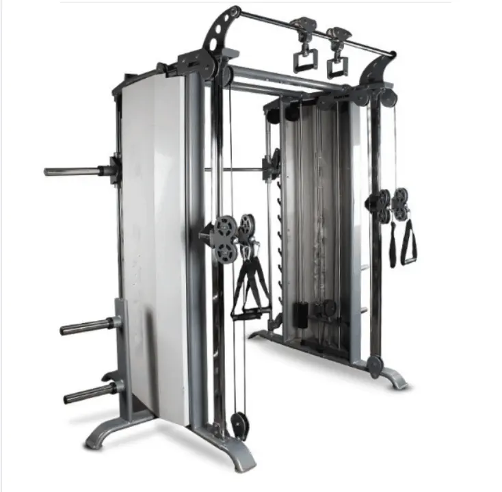 2019 best selling LZX Fitness gym equipment dual machine smith machine and function trainer LZX-DZ002