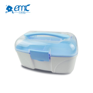 Multiusos PP plástico pequeño hogar botiquín con cerradura - Product Image 1
