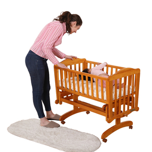 Venta caliente moderno Nuevo nacido bebé cunas con ruedas - Product Image 2
