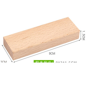 Torre di legno pezzi blocco 9x3x1.5cm Giocattolo Giochi Da Tavolo di Legno blocco unico blocco di pezzi - Product Image 1