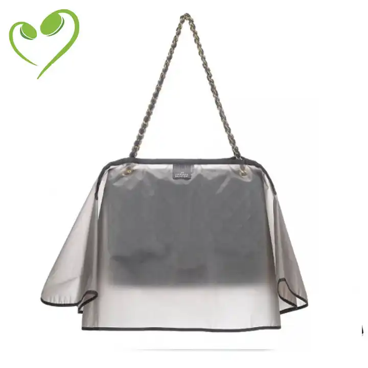 Source Customize Handbag Raincoat Clear Transparent PVC handbag Rain Coat  2019 on m.