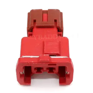 Conector de injetor de combustível, 2 pinos fêmeas, vermelho, soquete PB187-02086