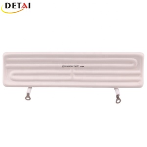 Plaque chauffante en céramique blanche 220v/500w / Pièces de chauffage en céramique / <span class=keywords><strong>Lampe</strong></span> chauffante en céramique infrarouge - Product Image 3