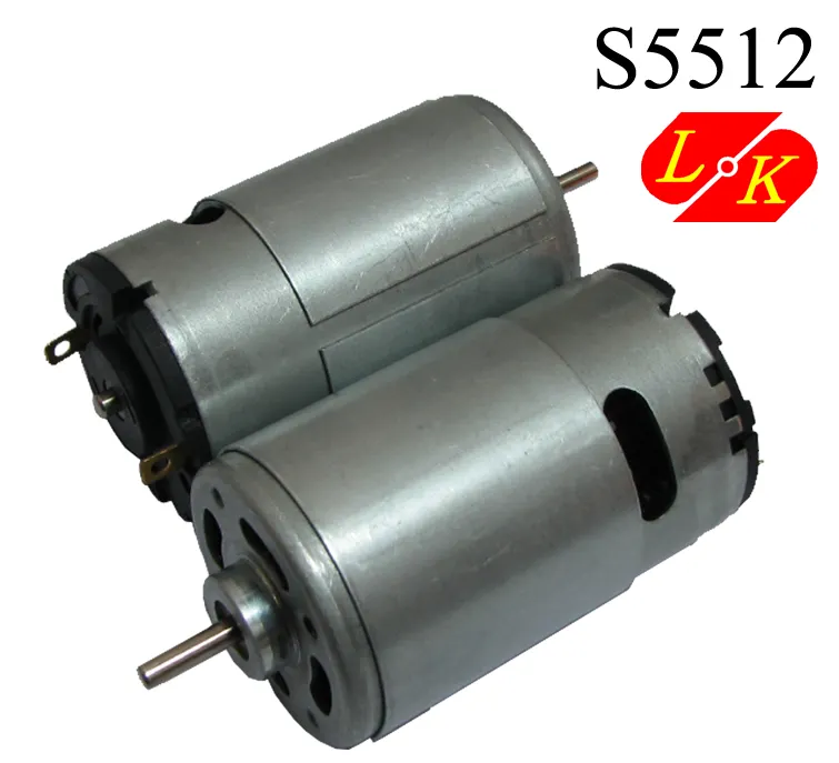 Fast speed rotation High voltage 100v volt dc motor 5512 actuator