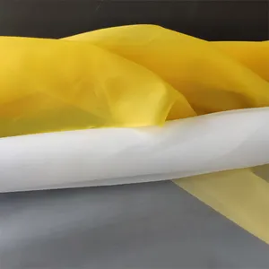 Miễn Phí Vận Chuyển 6T-180T 43T Tùy Chỉnh 3D Sefar Lụa Màn Hình In Ấn Lưới Màu Vàng Và Trắng Quần Short Vải Polyester Lưới - Product Image 2