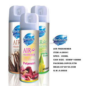 <span class=keywords><strong>Deodorante</strong></span> <span class=keywords><strong>Spray</strong></span> per <span class=keywords><strong>Auto</strong></span> e Ambienti Go Touch OEM/ODM 450ml, Ecologico, Fragranza Limone Rosa Gelsomino, 5%-15% Attivo - Product Image 1