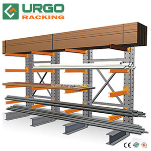 Estanterías voladizas de almacenamiento de acero inoxidable, uso en espacios altos, con estantes para almacén - Product Image 5