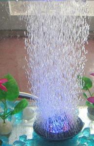 Submersible RGB 12 LED Aquarium Licht Ronde Aquarium Air Stone Bubble Lampen - Product Image 4