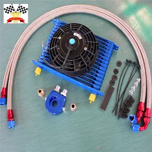 10 row small oil cooler for motorcycle