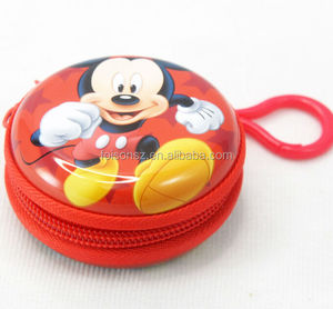 Magnifique porte-monnaie rond en métal avec fermeture éclair, style princesse, à suspendre - Product Image 6