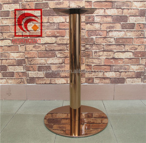 Rose titane or noir rond en acier inoxydable base, En acier inoxydable pied de <span class=keywords><strong>table</strong></span>, Métal <span class=keywords><strong>pieds</strong></span> de <span class=keywords><strong>table</strong></span> - Product Image 4