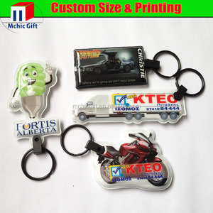 Hình dạng tùy chỉnh nhựa <span class=keywords><strong>Keychain</strong></span> ánh sáng PVC Đèn pin vòng chìa khóa dễ thương mèo Vinyl không thấm nước ánh sáng lên <span class=keywords><strong>Keychain</strong></span> - Product Image 5